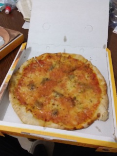 Some Napoli style pizza, but I'm sure it does not compare to the real stuff