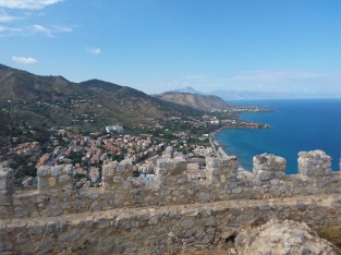View from the top of the Cefalù castle