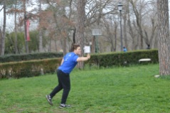 Playing Ultimate Frisbee