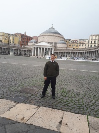 Me and a big famous building in Napoli